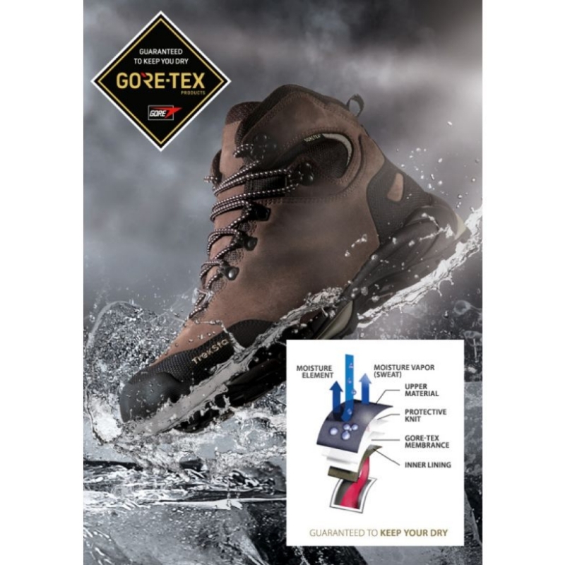 TREKSTA - Dovre Mid GTX bakancs - BROWN