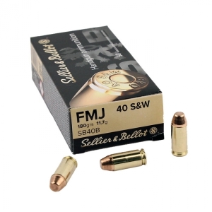 Sellier & Bellot - 40 S&W FMJ 180grs - 11.7g