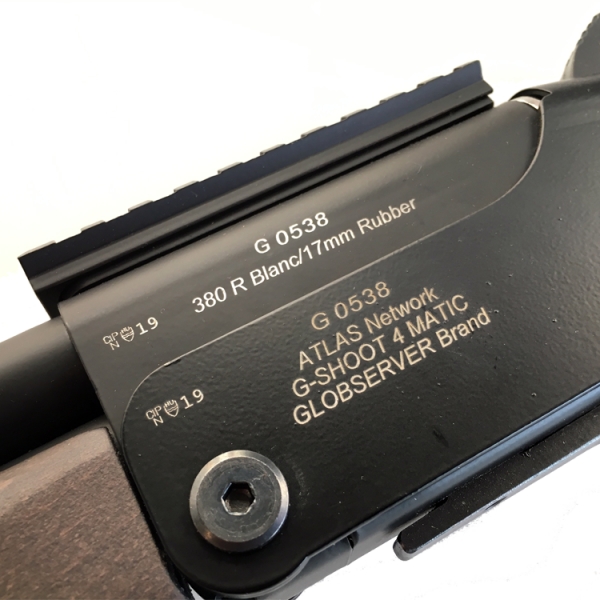 Atlas - G-Shoot 4Matic rövid gumilövedékes puska, weaver sínnel 280 mm